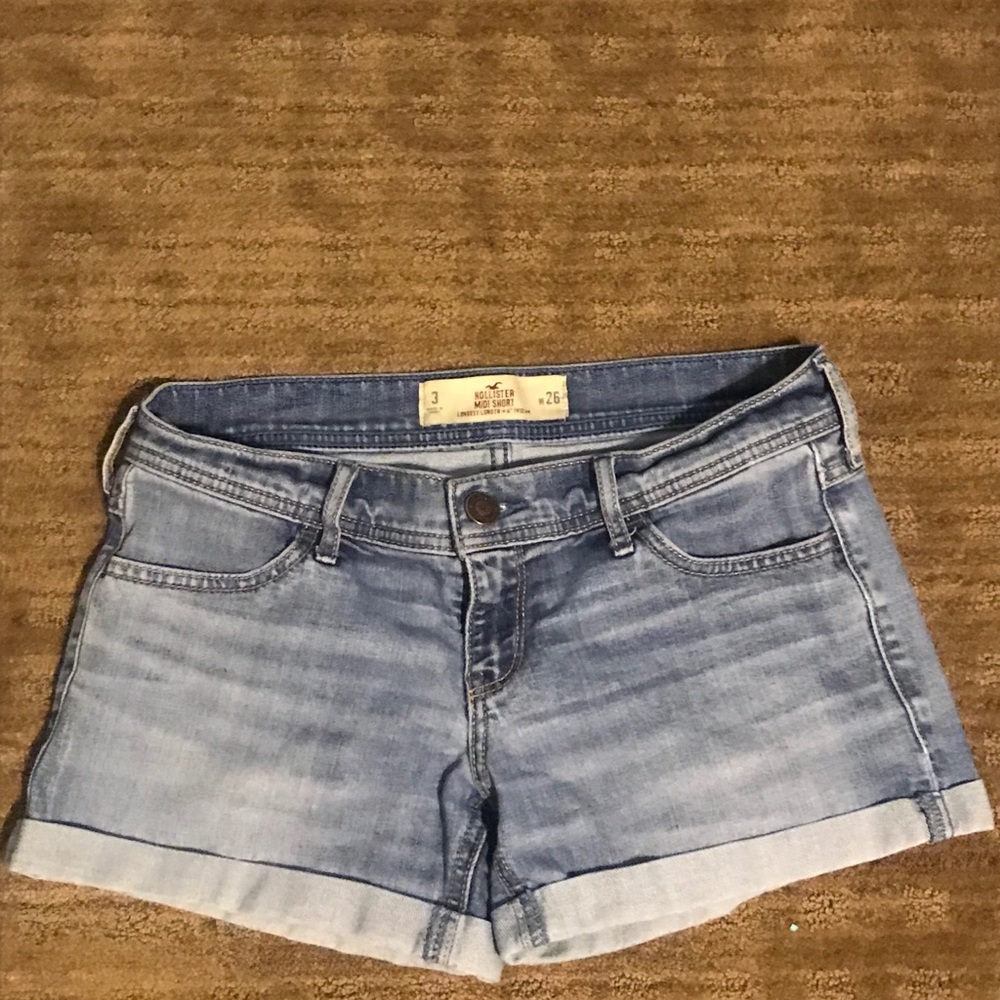 Denim shorts